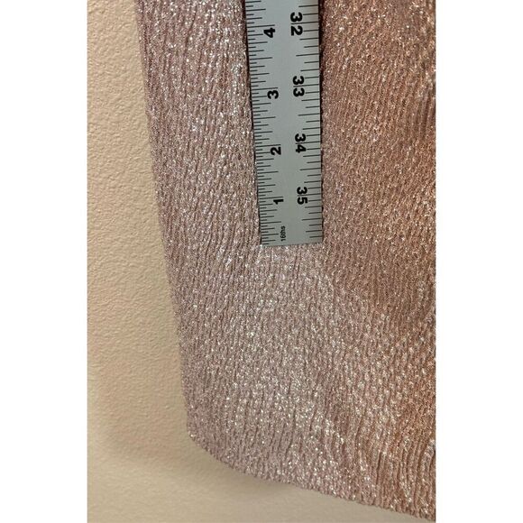 NWT Lauren Ralph Lauren Sleeveless Blush Sheath Knotted Waist Dress Women's 12 - Picture 9 of 11